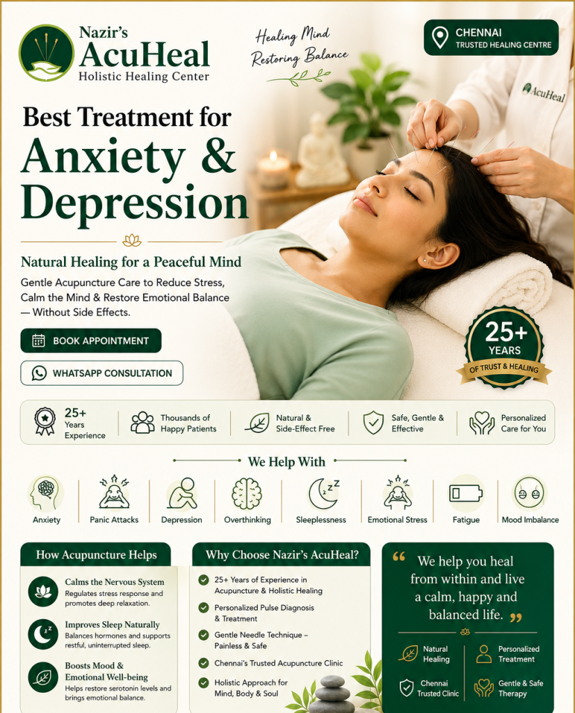 Safe, Gentle & Drug-Free Acupuncture Care to Restore Your Peace of Mind